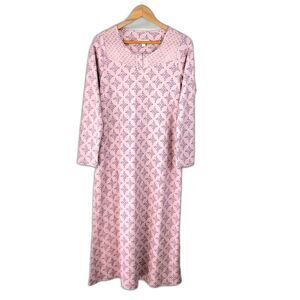 Charter Club 100% Cotton Pink Patterned Nightgown size XS NWT